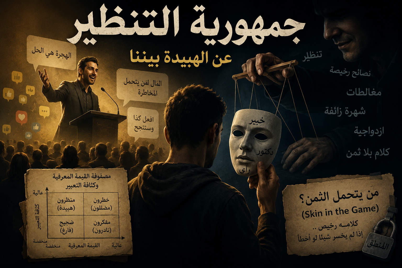 الذين عاشوا بلا نظير في جمهورية التنظير، عن الهبيدة بيننا