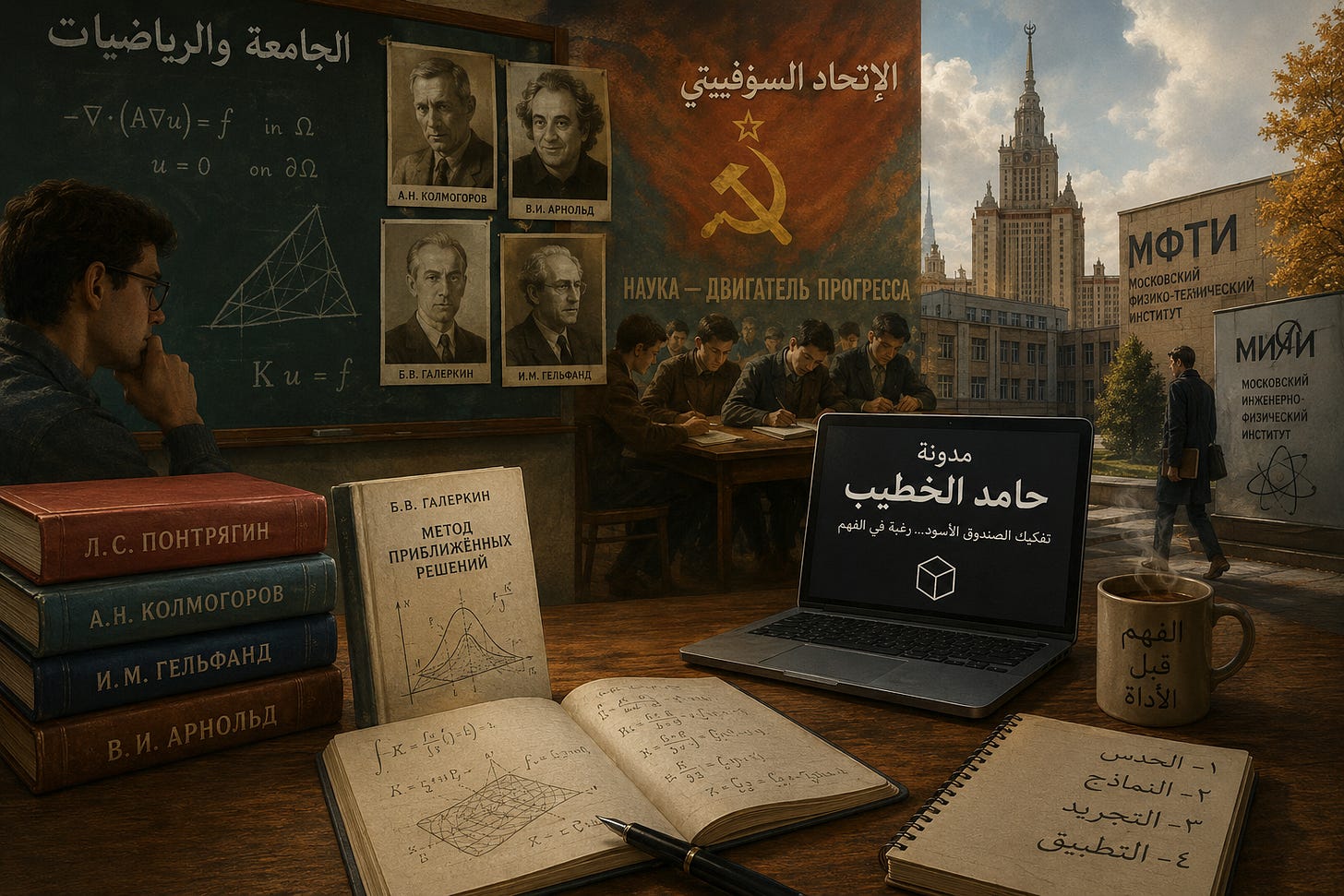 أشتات: الجامعة والرياضيات والاتحاد السوفييتي والميري